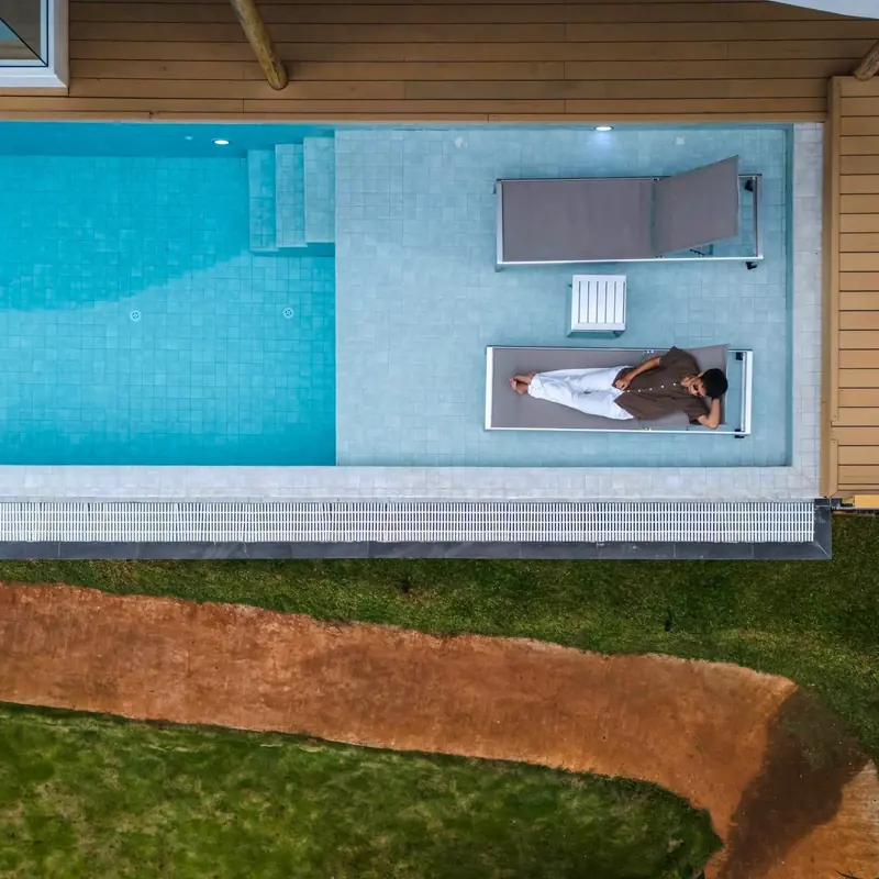 Pool from above