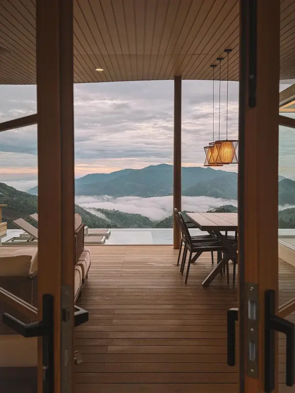 Sea of mist from the deck