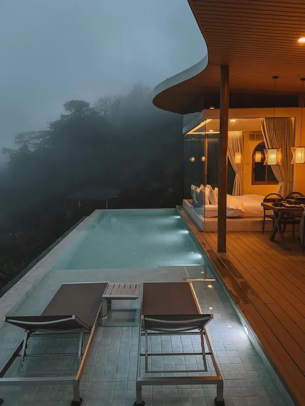 Villa in the mist