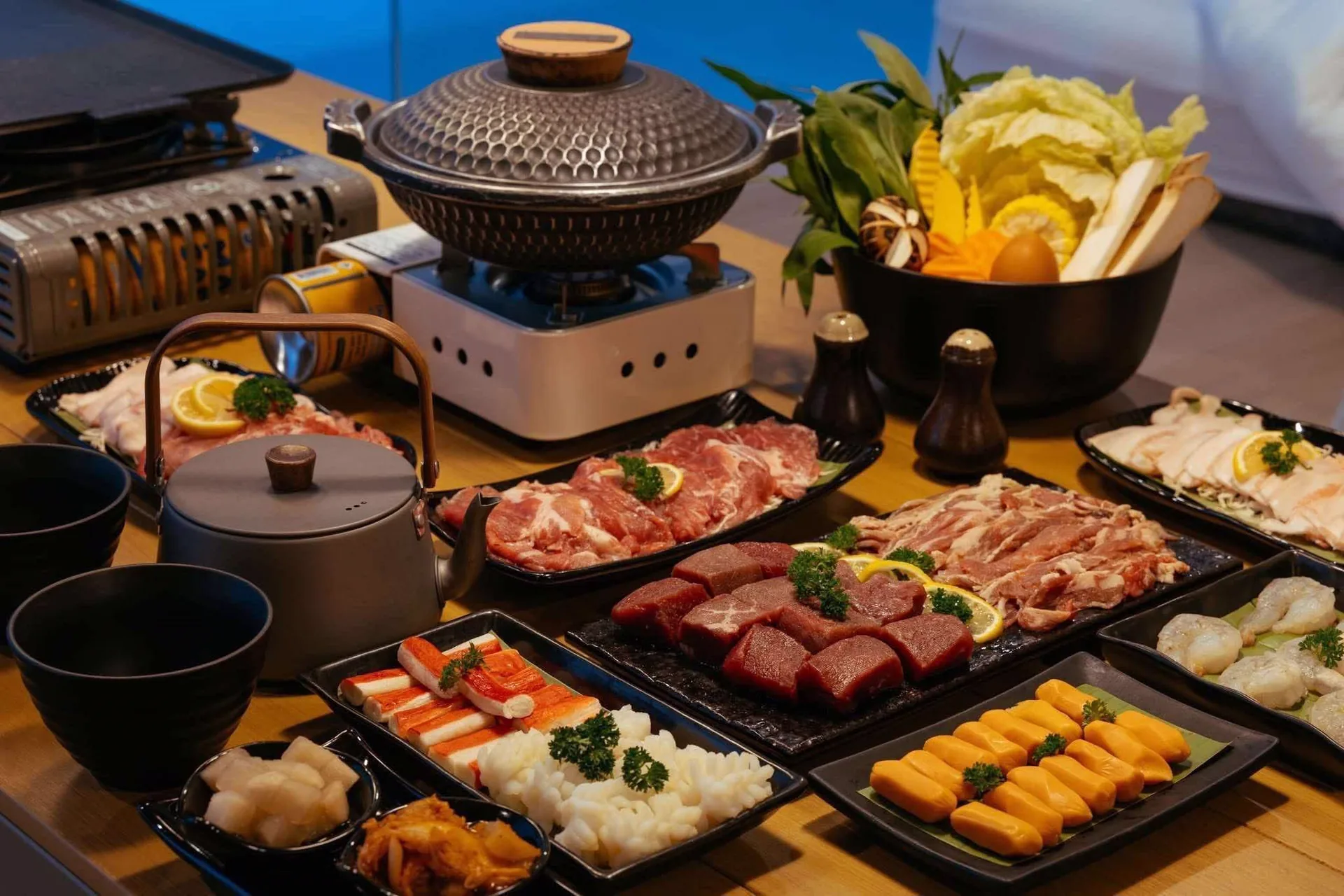 Mookata dinner set